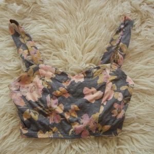 NWOT Floral Bralette